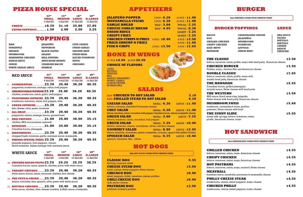 Speedy’s Pizza And Grill
