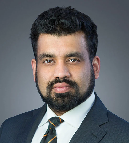 Headshot of Faraz Bawa, K.C.