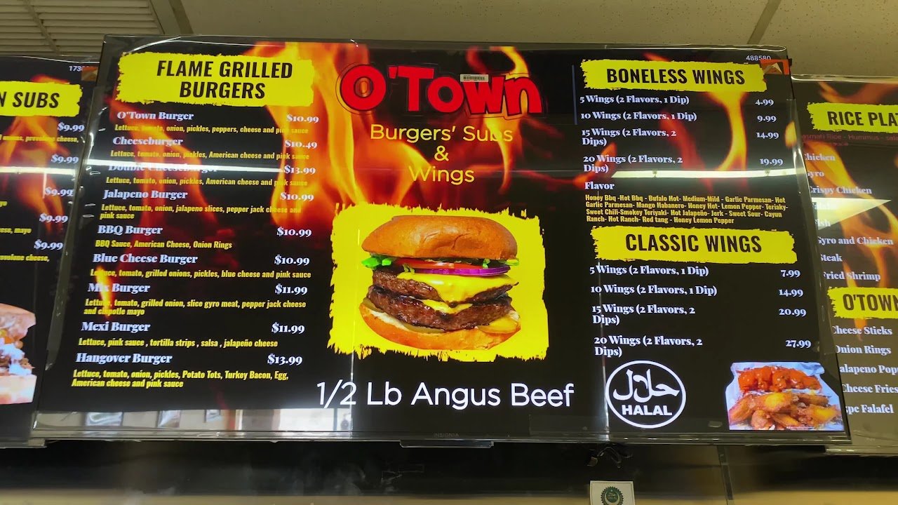 O'town Burgers N Wings
