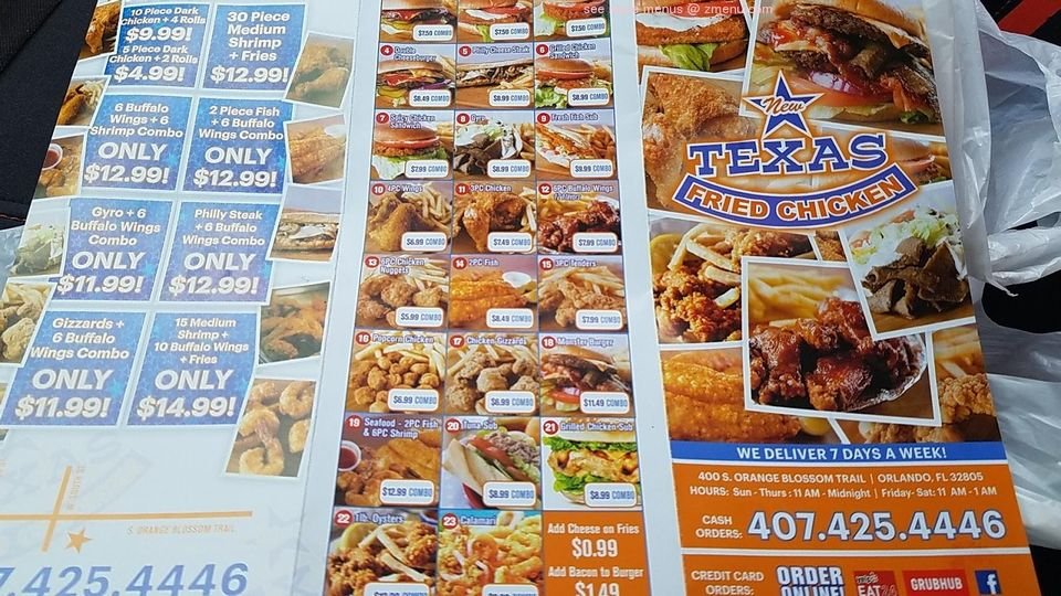 New Texas Fried Chicken & Pizza — Websearch photo