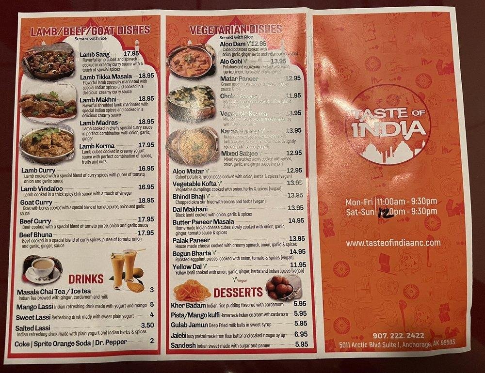 Taste of India — Websearch photo