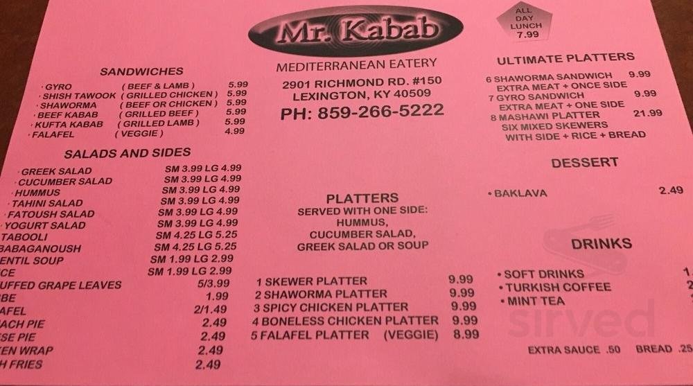 Mr. Kabab — Websearch photo