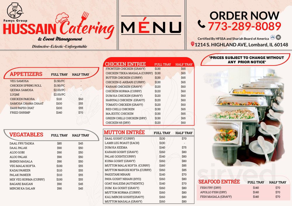 Hussain Catering & Carry-Out — Websearch photo